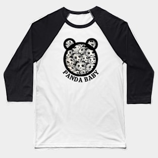 Panda Baby Panda Bear Baseball T-Shirt